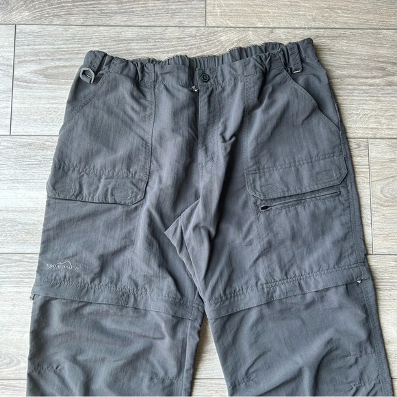Eddie Bauer Nylon Convertible Hiking Pants - Picture 2 of 14